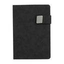 Cuaderno con cierre imantado de cuerina 14,5 × 21 × 1,5 cm 1