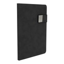 Cuaderno con cierre imantado de cuerina 14,5 × 21 × 1,5 cm 2