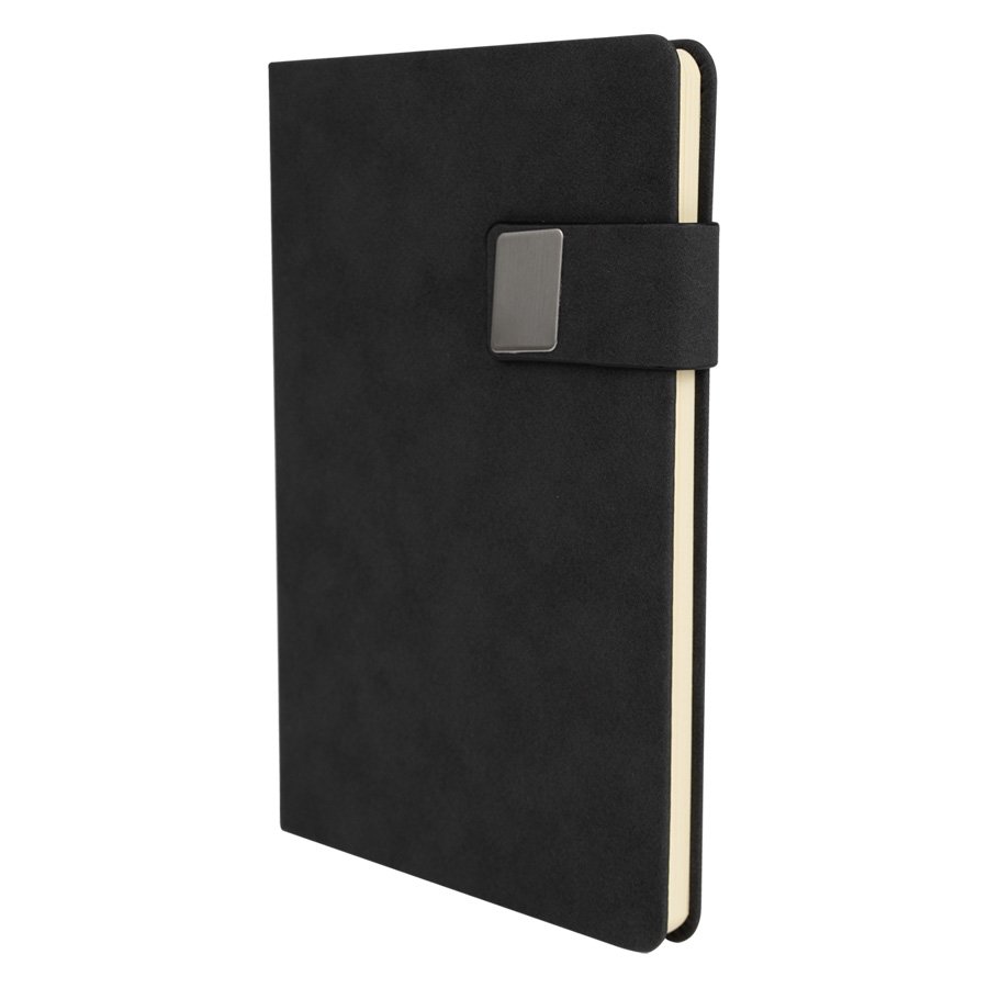 Cuaderno con cierre imantado de cuerina 14,5 × 21 × 1,5 cm 3