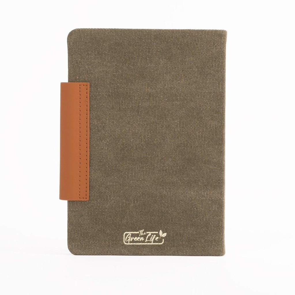 Cuaderno A5 de canvas reciclado 14,6 × 21,2 × 1,2 cm 1
