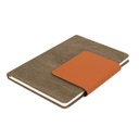 Cuaderno A5 de canvas reciclado 14,6 × 21,2 × 1,2 cm 2