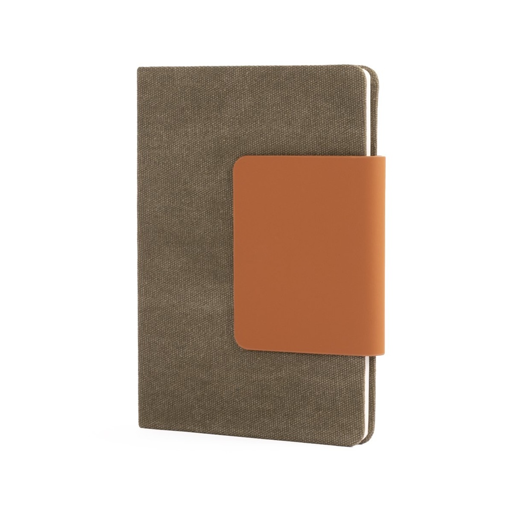 Cuaderno A5 de canvas reciclado 14,6 × 21,2 × 1,2 cm 3