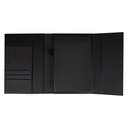 Carpeta con libreta de apuntes de cuerina 13,5 × 20,5 cm 3