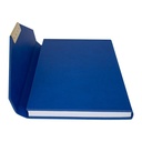 Cuaderno con cierre imantado de cuerina 14,5 × 21 × 2 cm 2