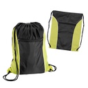 Mochila morral de poliéster 210D con cordón 34 × 44 cm 1