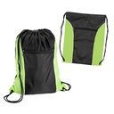Mochila morral de poliéster 210D con cordón 34 × 44 cm 2
