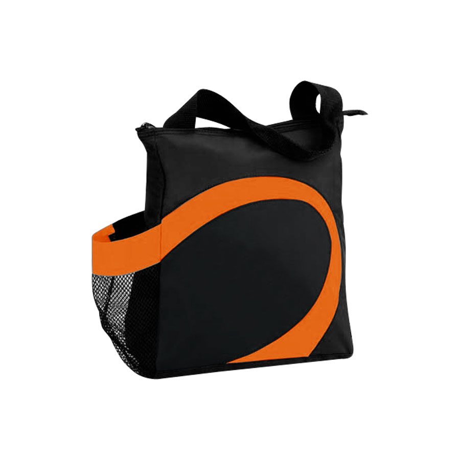 Cooler de poliéster con bolsillo lateral 22 × 27 × 9,5 cm 1
