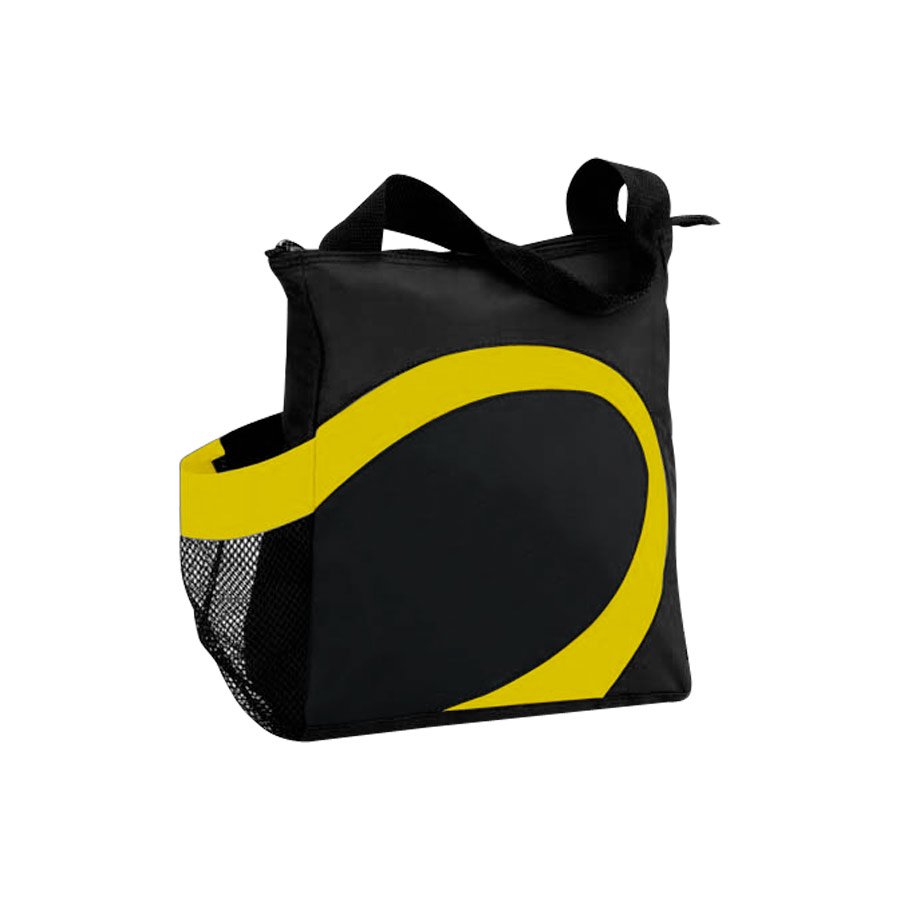 Cooler de poliéster con bolsillo lateral 22 × 27 × 9,5 cm 2