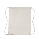Mochila morral de algodón natural 38 × 41 cm de 120 g/m² 1