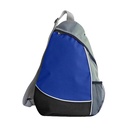 Mochila cruzada bicolor de poliéster 34 × 43 × 9 cm 1