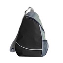 Mochila cruzada bicolor de poliéster 34 × 43 × 9 cm 3