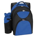 Mochila cooler de picnic para 4 personas 28 × 42 × 23 cm 2