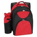 Mochila cooler de picnic para 4 personas 28 × 42 × 23 cm 3