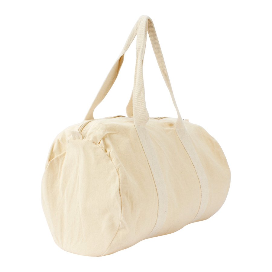 Bolso de canvas de algodón 50 × Ø 25 cm de 8 onzas 1