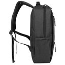Mochila porta notebook denim y cuerina 14 L 30 × 43 × 11 cm 2