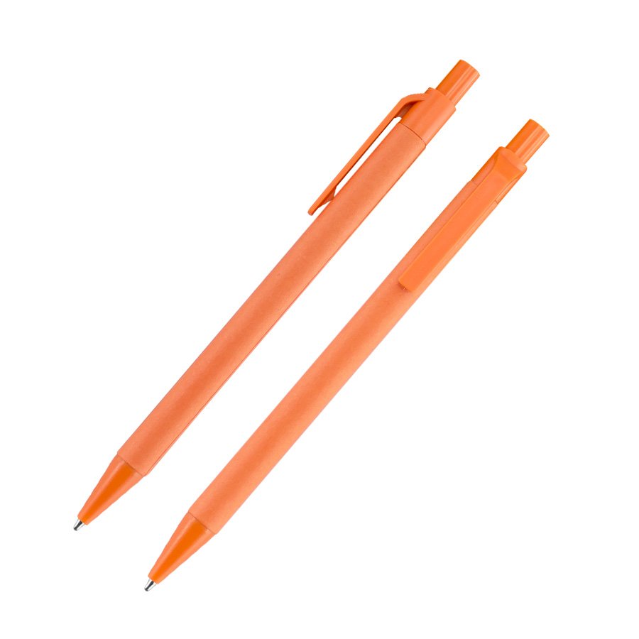 Bolígrafo ecológico de cartón reciclado y PET 14 × Ø 1 cm 3