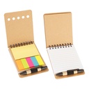 Set de notas ecológico con bolígrafo 8,7 × 12,5 × 0,5 cm 1