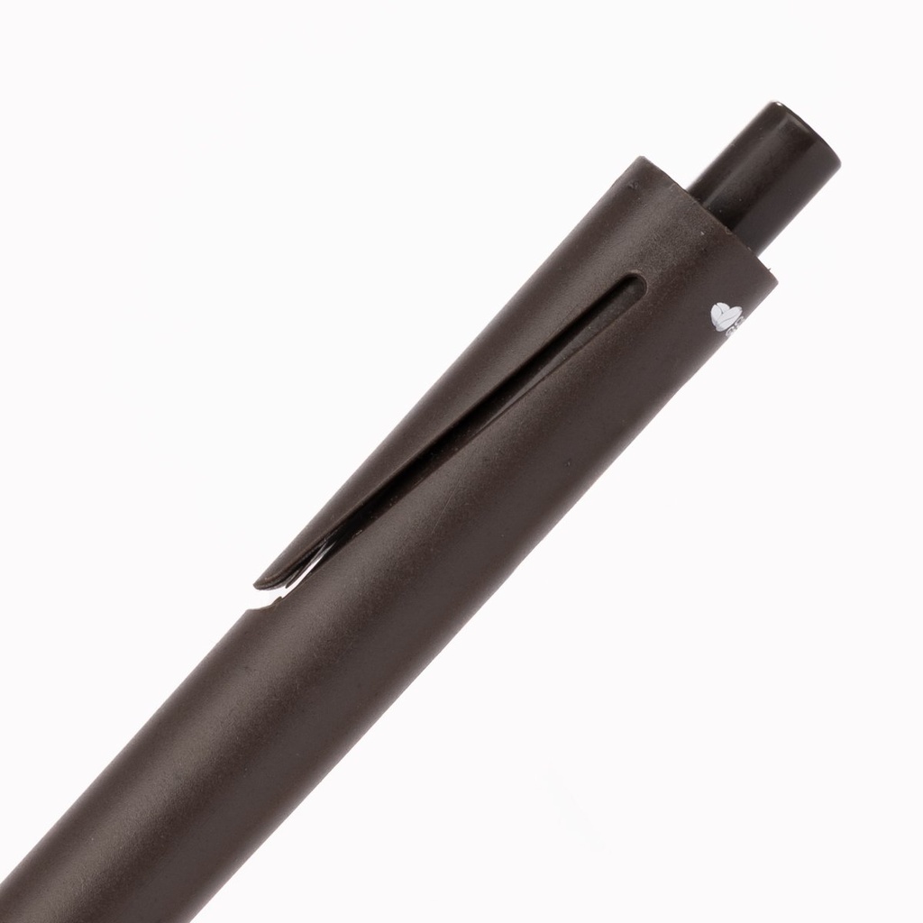 Bolígrafo retráctil de fibra de café 14 × Ø 1,1 cm 3