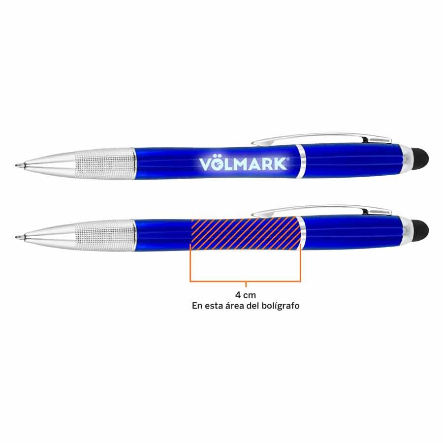 Bolígrafo touch screen de colores neón 15,3 × Ø 1,3 cm 1
