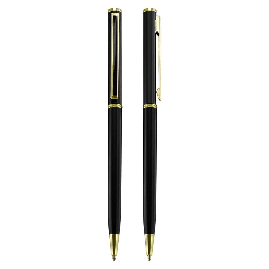 Bolígrafo metálico delgado 13,3 × Ø 0,7 cm 2