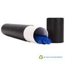 Tubo porta lápiz de cartón forrado negro Ø 2,7 × 16,5 cm 2