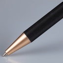 Bolígrafo de aluminio negro y encobrizado 14 × Ø 1 cm 2