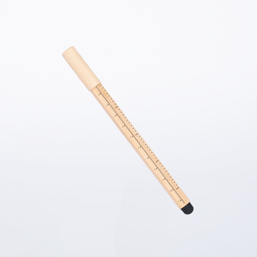 Lápiz de bambú con puntero touch screen 14,8 × Ø 1 cm 1