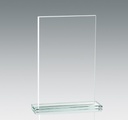 Galvano de cristal rectangular 17,5 × 11 cm 1