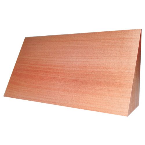 Galvano de madera de raulí en cuña horizontal 1