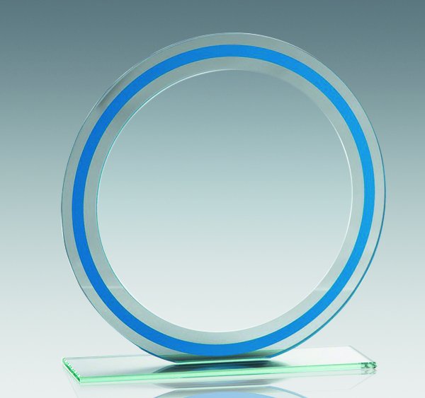 Galvano de cristal circular 21 × 21 cm 1