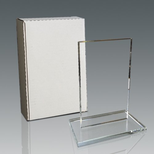 Galvano de cristal rectangular 20,5 × 13,5 cm 1