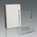 Galvano de cristal rectangular 20,5 × 13,5 cm 1