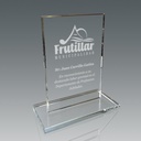 Galvano de cristal rectangular 20,5 × 13,5 cm 3
