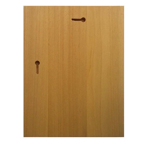 Galvano de madera de álamo con enganche 1