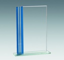 Galvano de cristal rectangular 18,5 × 12 cm 1