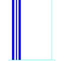 Galvano de cristal rectangular 18,5 × 12 cm 3