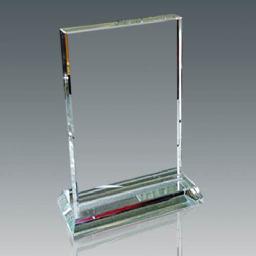 Galvano de cristal rectangular 20 × 11,5 cm 1