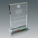 Galvano de cristal rectangular 20 × 11,5 cm 2