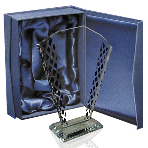 Galvano de cristal 24,5 × 20 cm 1