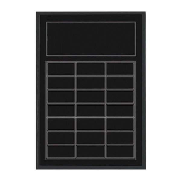 Galvano de madera con espacio para placas 3