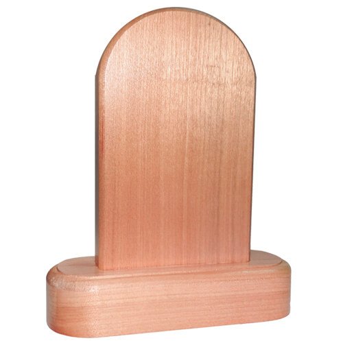 Galvano de madera de raulí de medio punto 1