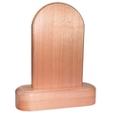 Galvano de madera de raulí de medio punto 1