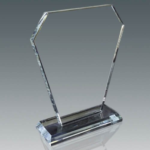 Galvano de cristal 19,5 × 16 cm 2