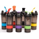 Vaso gym para batidos de proteína con 4 compartimentos 1