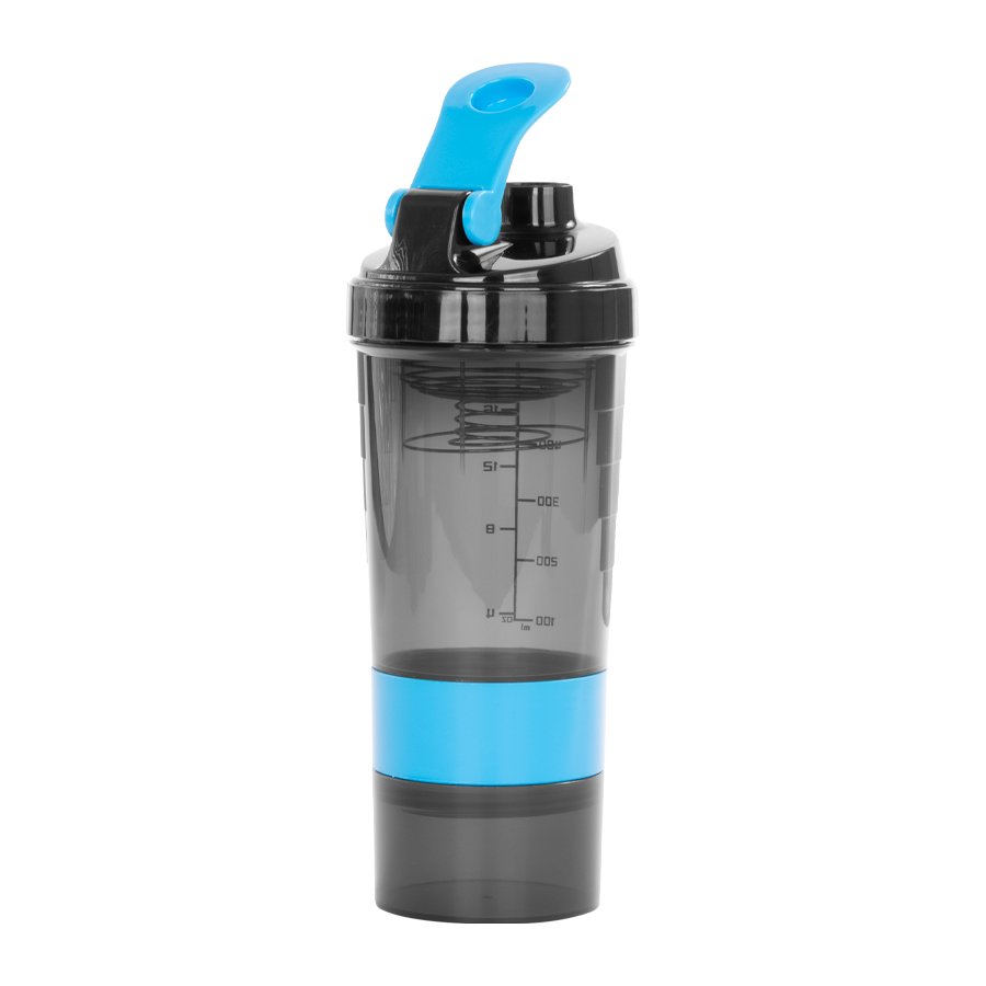 Vaso gym para batidos de proteína con 4 compartimentos 3