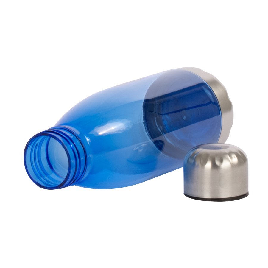Botella plástica con tapa de acero 500 ml Ø 6,5 × 21 cm 3