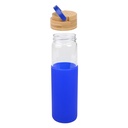 Botella de vidrio con funda de silicona 600 ml Ø 6,8 cm 2