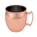 Tazón metálico encobrizado 400 ml Ø 8,2 × 8,7 cm 1