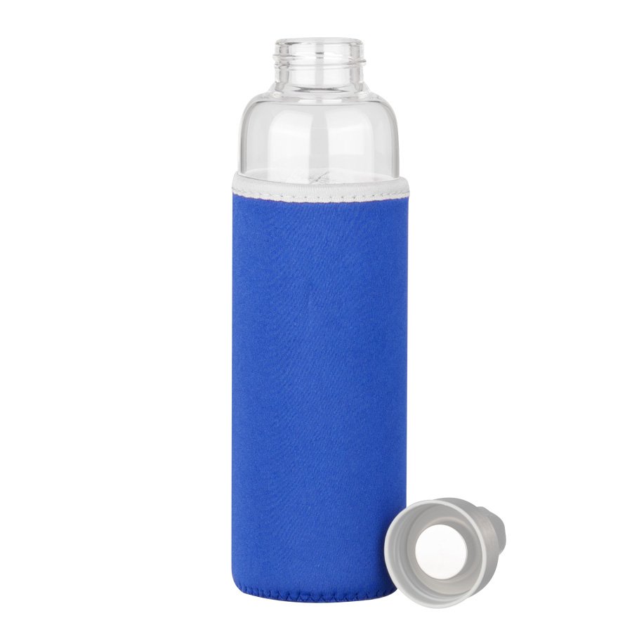 Botella de vidrio borosilicato con funda de neopreno 580 ml 2