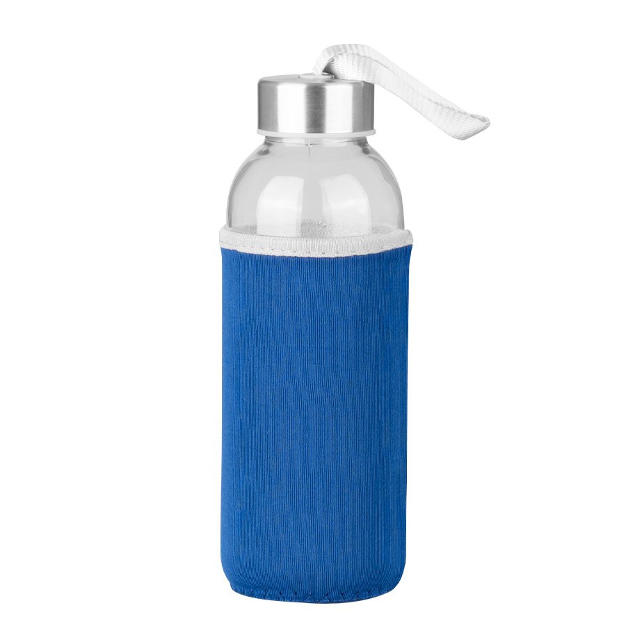 Botella de vidrio con funda de neopreno 440 ml 1